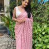LUCKNOWI SILVER CHIFFON