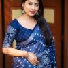 soft jute silk saree - Image 2