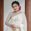 KERALA LINEN (IVORY LINEN SAREE)
