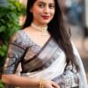 Silk Woven Saree With Zari Woven Design