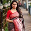 Silk Woven Saree With Zari Woven Design - Image 4