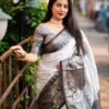 Silk Woven Saree With Zari Woven Design - Image 10