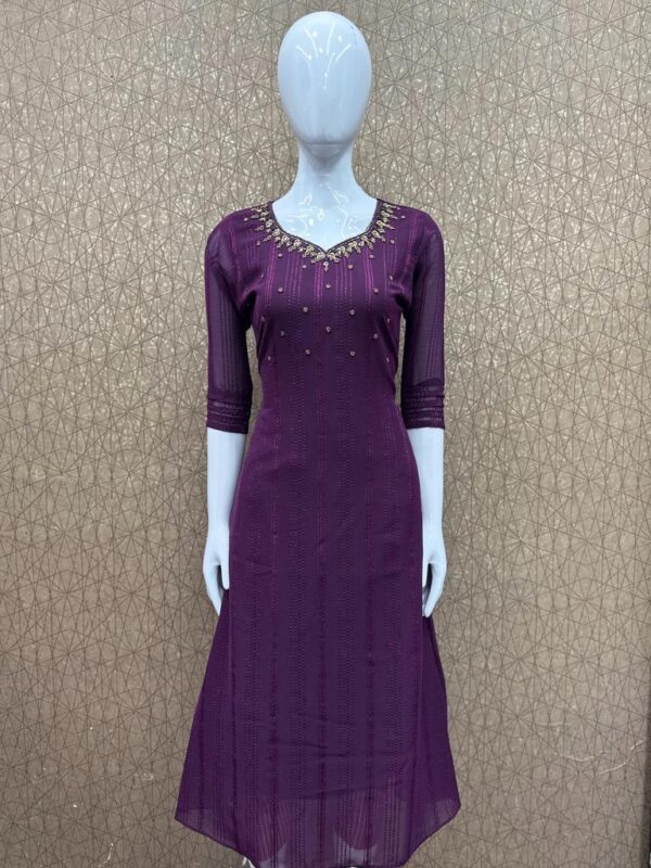 Pashmina Kurti with Handwork