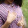 Pastel shaded three piece kurti set - Image 2