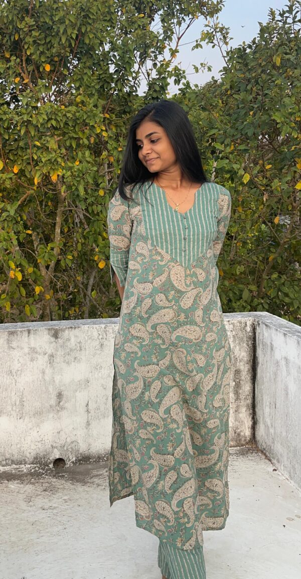 DIYA beautiful handblock cotton kurti - Image 2