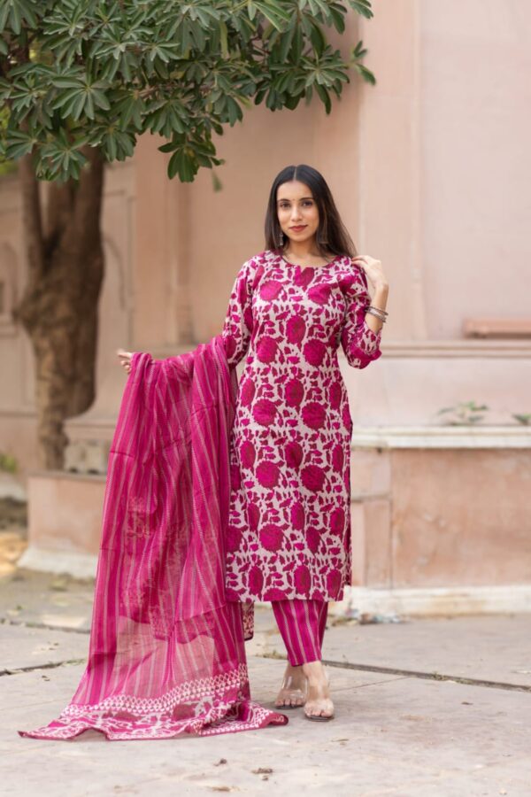 Casual wear pure cotton casual kurta pant - Image 6