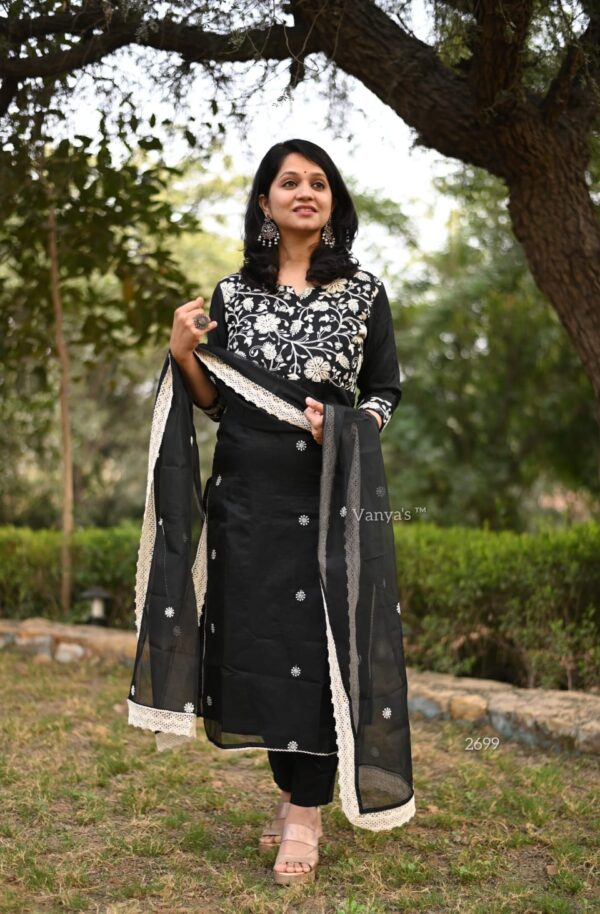 Pure kota doria fabric kurti - Image 4