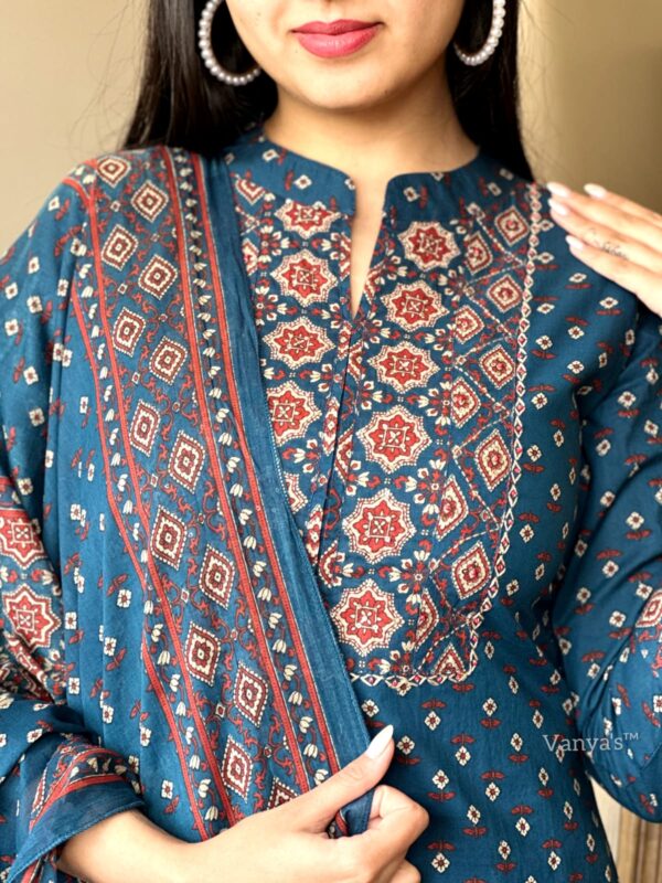 Kurta in Premium cotton in patol print